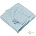 Cosy House Collection Queen Size Sheet Set - 6 Piece - Queen Sheets - Elegant Patterns - Silky Soft - Deep Pocket Queen Bedding - Stain, Fade & Wrinkle Resistant - Light Blue - Dots