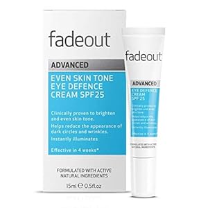 Fade Out Advanced Brightening Eye Defence Cream SPF20 with Niacinamide & Haloxyl To Reduce Fine Lines and Wrinkles 15ml