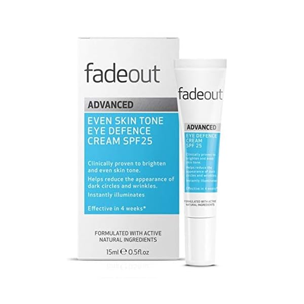 Fade Out Advanced Brightening Eye Defence Cream SPF20 with Niacinamide & Haloxyl To Reduce Fine Lines and Wrinkles 15ml