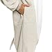 Silver Lilly Unisex Adult Pajamas - Plush One Piece Cosplay Elephant Animal Costume