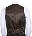 Ruth&Boaz 2Pockets 4Buttons Wool Herringbone/Tweed Tailored Collar Suit Vest (XL, Tweed brown)