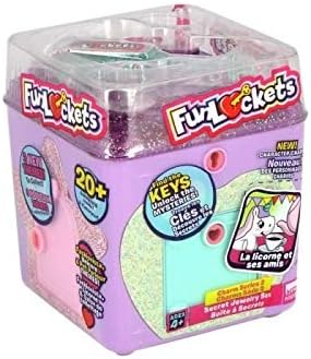 FUNLOCKETS, Secret Box with 3D Charms (Random Model), Girl Toy, Escape Game, Surprises, Jewelry, Pink, 4 Years - Image 3