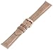 Fossil Women's 18mm Leather Interchangeable Watch Band Strap, Color: Sand (Model: S181194)