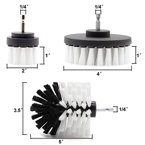 image for GOH DODD Drill Brush and Buffing Sponge Pads, 13 Pieces Power Scrubber
