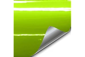 VViViD+ Premium Vinyl Wrap Film (1ft x 5ft, Gloss Viper Lime Green)