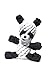 Panda Dog Toys, Cotton Dental Teaser Rope Chew Teeth Cleaning Toy for small and medium dogs