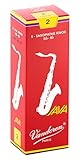 Vandoren SR272R Tenor Sax JAVA Red Reeds Strength 2; Box of 5