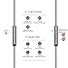 Type C Headphones Ecoker Hi-Fi Digital Stereo Earbuds in-Ear Noise Cancelling Sports Earphones with Mic for Google Pixel 2/3/XL, Huawei Mate 10/P20/Pro, Moto Z/2/3, HTC U11/12, Essential PH-1 - Grey