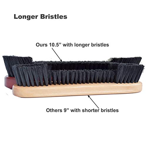 LANHE TACTICAL Pool Table Brush 10-1/2 Inch Billiard Table Brush with Nylon Bristles Cleaning Tool