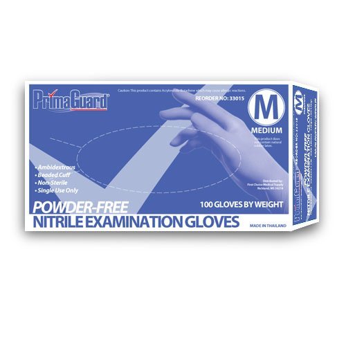 Amazon.com: Primaguard Nitrile Exam Gloves, Powder-Free