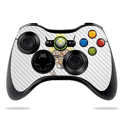 MightySkins Carbon Fiber Skin for Microsoft Xbox 360 Controller - Hipster Lynx…