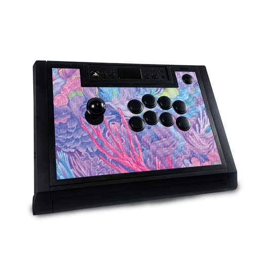 Carbon Fiber Gaming Skin Compatible with Hori Fighting Stick Alpha (PS5, PS4, P…