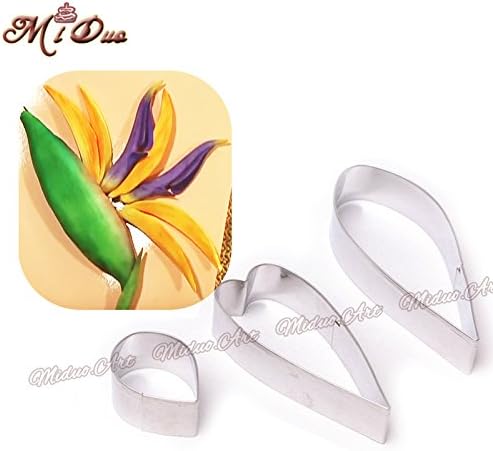 1 piece Gumpaste Birds of Paradise Flower Petal Crafts Cutter Gumpaste Flower Strelitzia Reginae Petals Stainless Steel Cutter