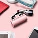 iWALK Mini Portable Charger with Built in Plug, 3300mAh Ultra-Compact Power Bank External Battery Pack Charger Compatible with iPhone 5 6 7 8 11 pro Plus X SE XS, iPad,Pink