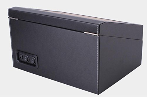 M3M Automatic Rotation Watch Winder 4+6 Display Box Leather Watch Automatic Watch Rewinder And Storage Box High-End Gift Black