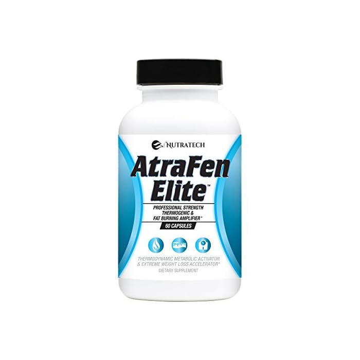 Atrafen Elite - Professional Strength Diet Aid That Supports Weight Management, Promotes Energy and Helps Suppress Food Cravings & Appetite. Dietary Supplement. 60 Pills.