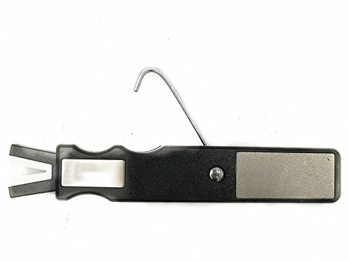 TIPU Multi Function Ice Skate Sharpener, Skate Sharpener & Lace Tightener, Re-Edger Skate Sharpener for Ice Hockey Skate, Quick Repairs Before Ice Skating - Thumbnail 5