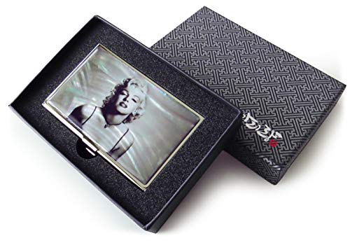 Marilyn-Monroe-Business-Credit-Card-Case-Id-Holder-Metal-Travel-Wallet-Mother-of-Pearl