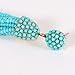 NLCAC Women's Beaded tassel earrings Long Fringe Drop Earrings Dangle Turquoise