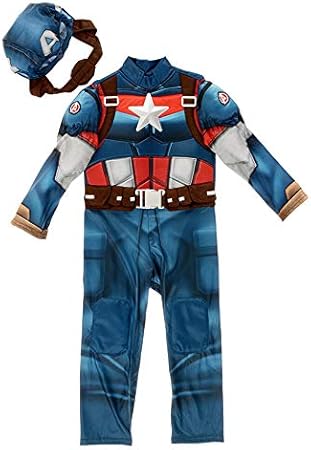 Amazon ディズニーストア 公式 キッズ用コスチューム 130 マーベル キャプテン アメリカ マーベル キッズコスチューム おもちゃ