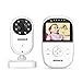 Premium Wireless Baby Monitor By ANNKE - Built-In Camera & Clear Two-Way Audio - Night Vision Mode - 2.4GHz Encrypted WiFi Long Transmission Range - 2.4