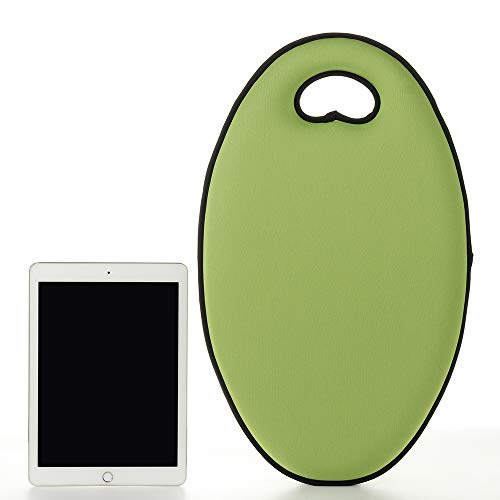 Pannow Memory Foam Kneeling Pad - Extra Large 20" x 12" Garden Kneeler for Gardening, Bath Kneeler for Baby Bath Tub, Kneeling Mat for Gym Yoga,THICKEST 1.8" (Green)