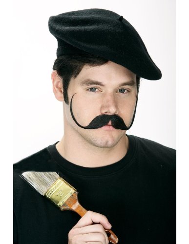 Paper Magic Mens Freak & Easy Wired Artiste Facial-hair Costume