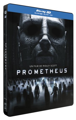Prometheus - Combo Blu-ray3D + Blu-ray+ DVD - Édition boîtier SteelBook