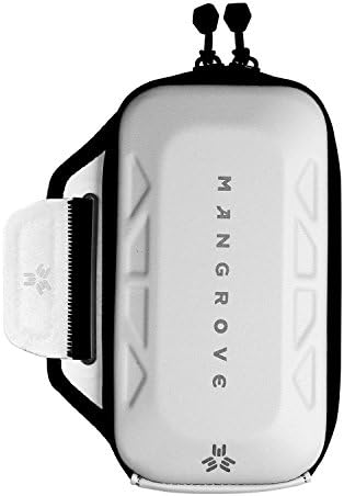 Mangrove Water Resistant Sports Armband Pouch for iPhone8 Plus, 7 Plus, 6 Plus, Samsung Galaxy Note 8, S8, S8 Plus, Breathable Large Capacity Workout Band, Reflective Velcro+ Free Extender