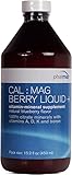 Pharmax - Cal : Mag Berry Liquid + - Comprehensive Bone Support Formula* - Natural Blueberry Flavor - 15.2 fl oz (450 ml)