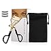 BOLAKER Eyelash Curler, Advanced Silicone Pressure Pad Fits All Eye Shape.No Pinching.Eyelash Curler for Gift (Rose Gold) (Black)