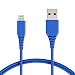 AmazonBasics Lightning to USB A Cable, MFi Certified iPhone Charger, Blue, 3 Foot