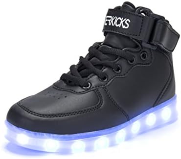 Light Up Shoes Hoverkicks Mens Super Nova (Black) with Remote Control for Led Sneakers