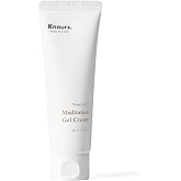 Knours. Light Weight Water Based Gel Moisturizer, Vegan Peppermint Squalane & Ceramide NP Hydrating Soothing Cooling (80ml 2.7 fl oz.)