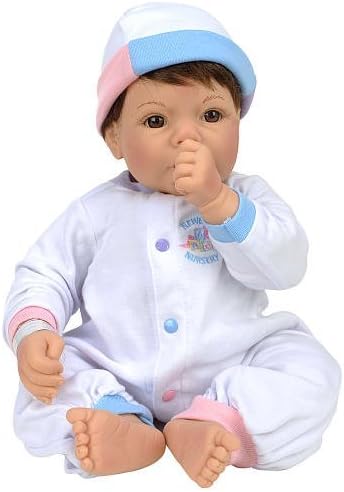 Madame Alexander 1381 Cuddle Me Newborn Nursery Baby Doll Brown Hair/Brown Eyes