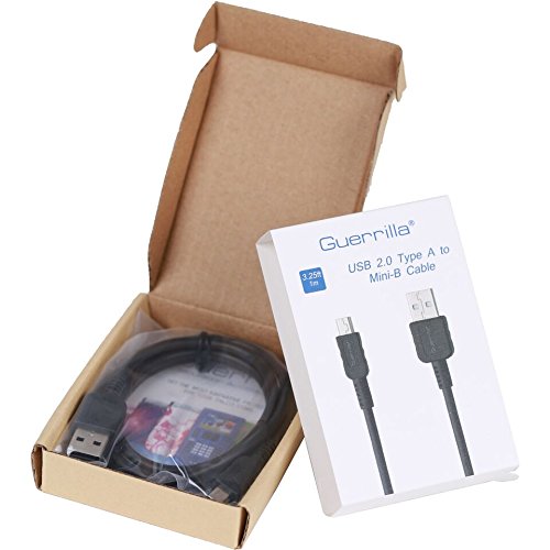 Guerrilla USB cable for TI 84 Plus, TI 84 Plus C Silver Edition, TI 89 Titanium, TI Nspire CX & CX CAS graphing calculators