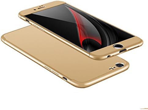 ZJZKJ IPhone7 Case, Shockproof Thin Hard Case Cover For IPhone7 4.7 Inch (Gold)