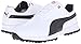 PUMA Men's Golf ACE Shoe, White/Black/High Risk Red, 10 M US