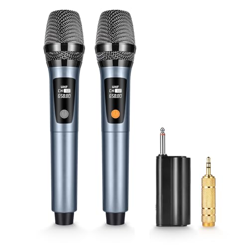 Meloace Wireless Microphone System Light Blue