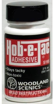 Hob-E-Tac Adhesive 2oz Bottle Woodland Scenics