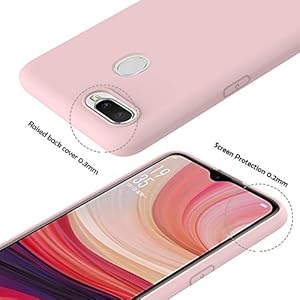 Ptny 10x Cover Silicone Compatibile con Oppo AX7, [ Custodia con Copertura Fotocamera ], Ultra Sottile Tinta Unita Cover… - immagine 6