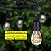 Brightech Ambience Pro Incandescent Outdoor String Lights - Commercial Grade Waterproof Patio Lights with 24 Ft Dimmable Edison Bulbs, Porch String Lights for Patio, Backyard, Christmas - 7 Bulbs 11W
