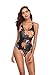 ADJUSTABLE DOUBLE STRAP 1 PIECE BATHING SUIT