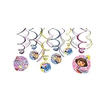 Dora The Explorer Party Supplies Hanging Swirl Value Pack