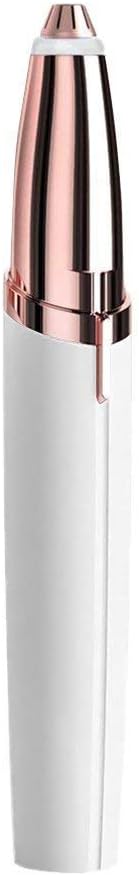 Electric Eyebrows Razors,Eyebrow Hair Remover, Vogcrest Electric Painless Eyebrow Trimmer Epilator for Women, Portable Eyebrow Hair Removal Razor with Light - Rose Gold