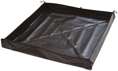 Aire Industrial 909-020204B Go-Go Berm Portable Containment, 24" x 24" x 4", Black