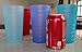 YUYUHUA 22-ounce Plastic Tumblers Unbreakable BPA Free Dishwasher Safe Set of 12 in Multicolors Reusable Drinking Cups