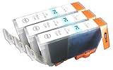3pk non-OEM Canon CLI-8 Photo Cyan Compatible Ink Cartridge With CHIP! For Canon Pro9000 MP960 MP050 ip6700D!