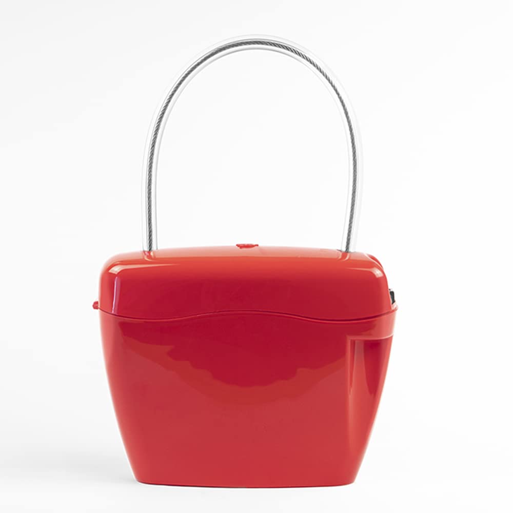 Look-at-one Safety Bag, Recyclable ABS Plastic, Soft PVC, Red, Medium