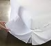 Tailor Solution by Perfect Fit | Bedskirt and Box Spring Protector - Effortless Installation, No Need to Lift Mattress, Patented Design (King, White)